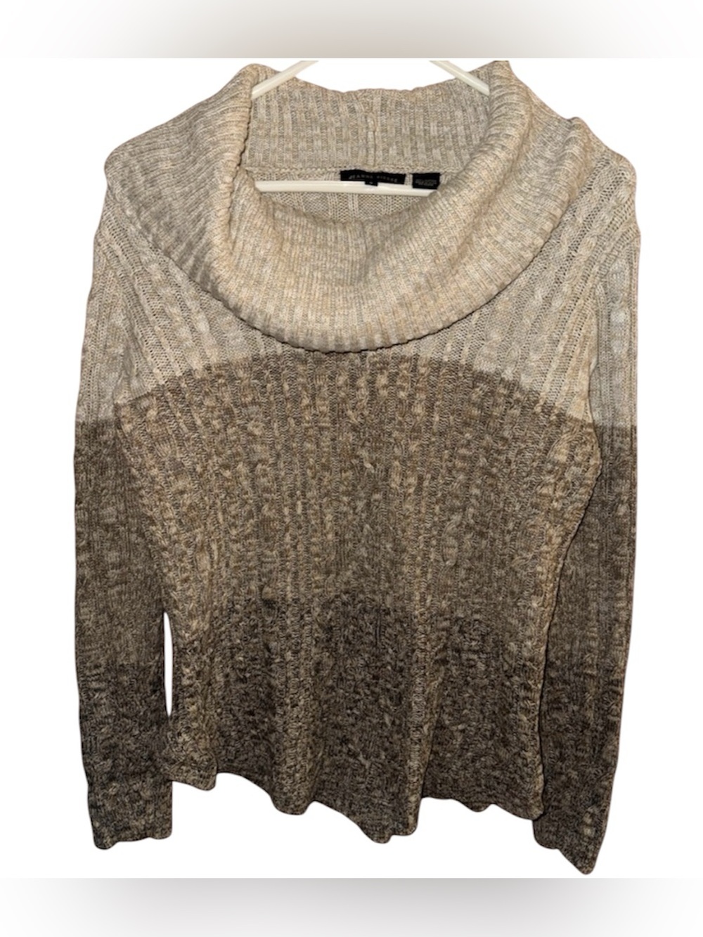 Jeanne Pierre Cowl Neck Knit Sweater